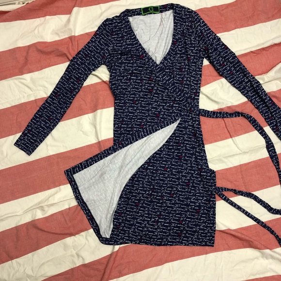 C. Wonder Dresses & Skirts - C. Wonder Wrap Dress in Je T’aime